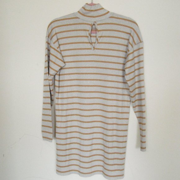 Vanessa Virginia | Mustard & Cream Shimmer Tunic - Picture 9 of 12